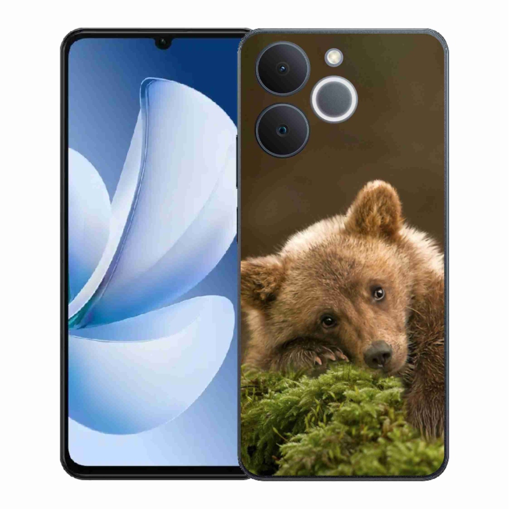 Gelový kryt mmCase na Realme Note 70T - medvěd