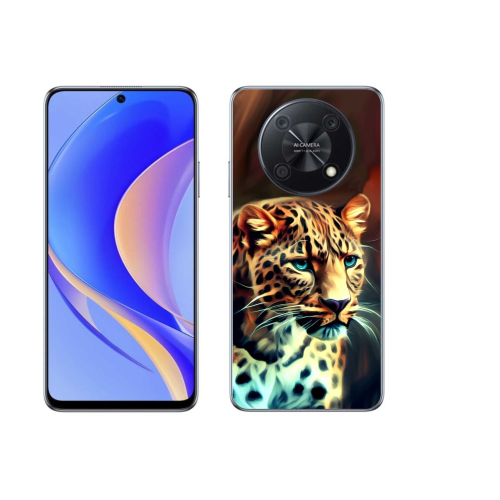 Gelový kryt mmCase na Huawei Nova Y90 - leopard