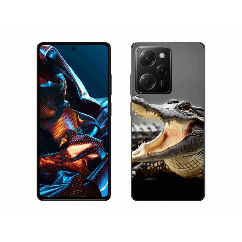 Gelový kryt mmCase na Xiaomi Poco X5 Pro 5G - krokodýl