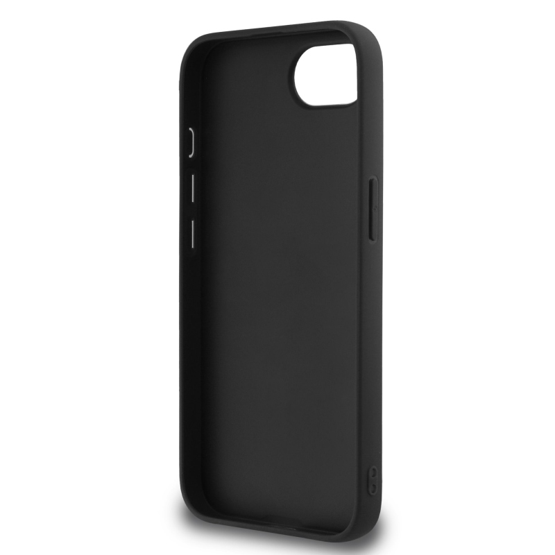 Guess PU 4G Metal Logo Zadní Kryt pro iPhone SE4 Grey