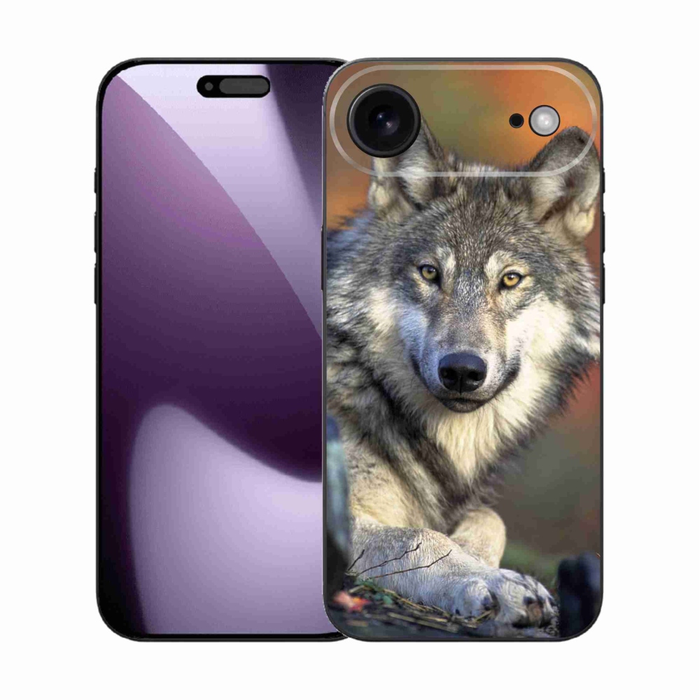 Gelový kryt mmCase na iPhone 17 Air - vlk