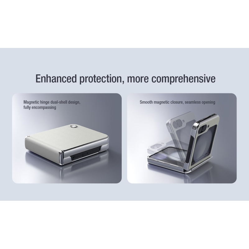 Nillkin CamShield Flip Zadní Kryt pro Samsung Galaxy Z Flip 6/7 FE White