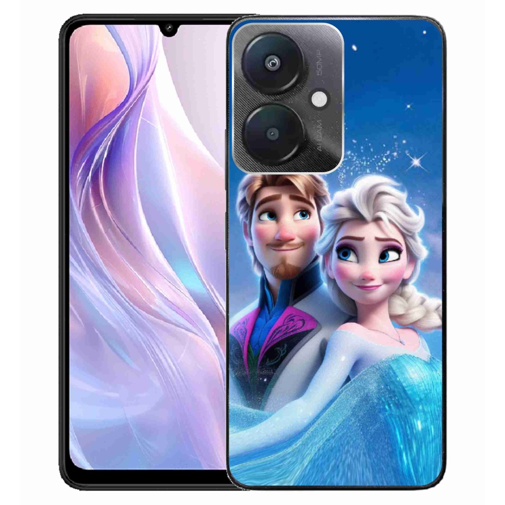 Gelový kryt mmCase na Xiaomi Redmi 13C 5G  - ledové království 1
