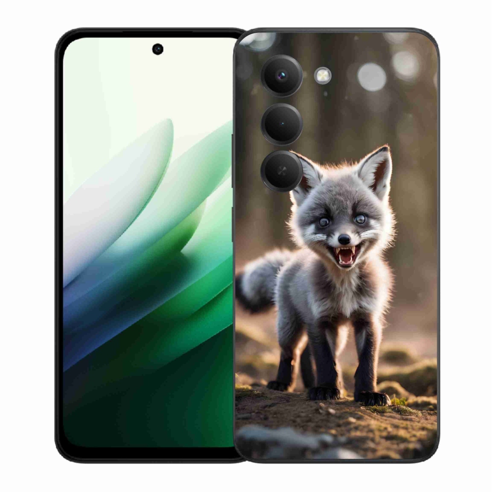 Gelový kryt mmCase na Xiaomi Redmi 15 5G (169mm) - rozzuřená liška
