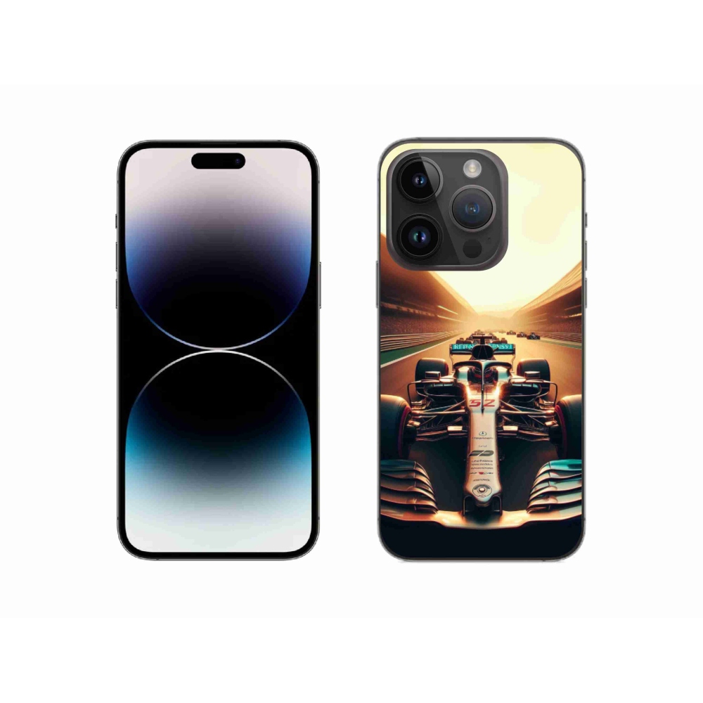 Gelový kryt mmCase na iPhone 14 Pro 6.1 - formule 1