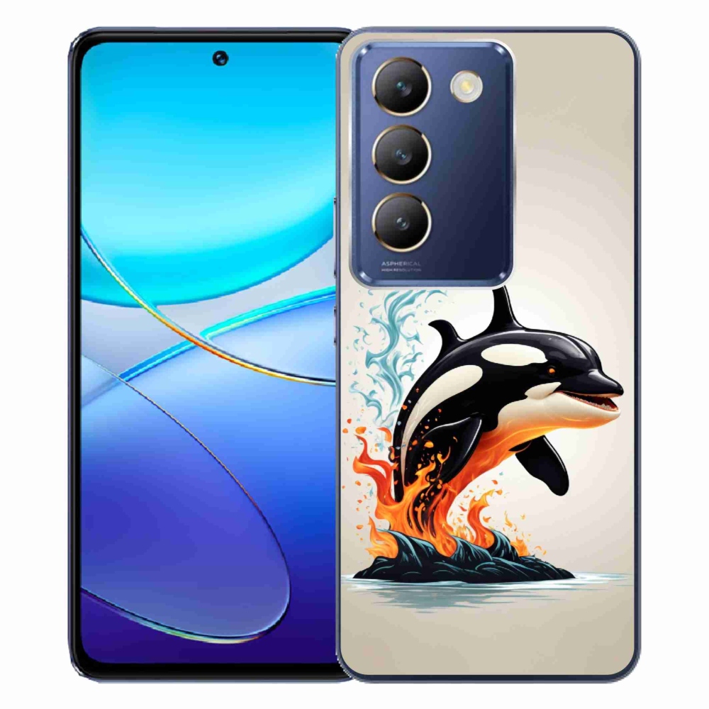 Gelový kryt mmCase na Vivo V40 SE 4G/5G - kosatka