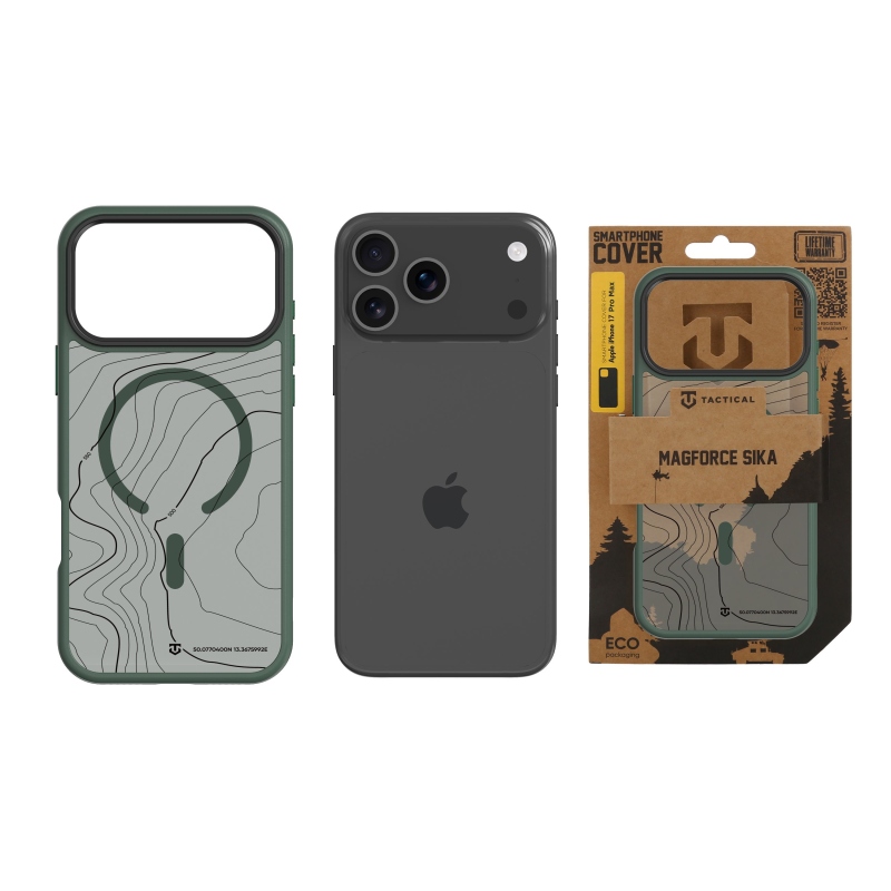 Tactical MagForce Hyperstealth Sika Kryt pro iPhone 17 Pro Max Forest Green