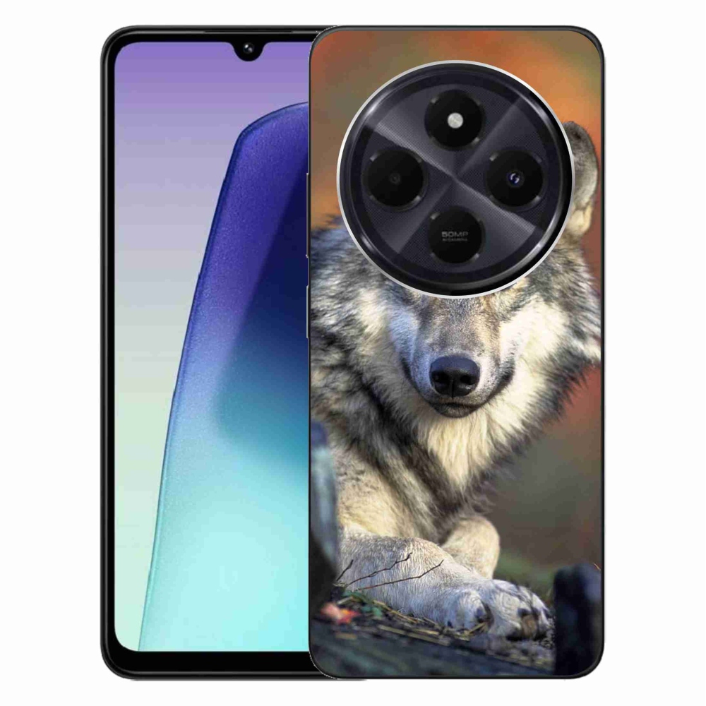 Gelový obal mmCase na Xiaomi Redmi 14C/Poco C75 - vlk
