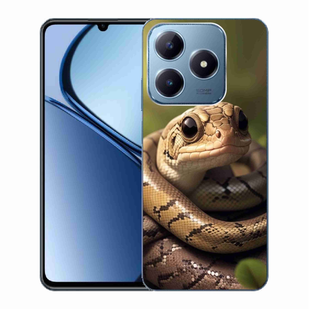Gelový kryt mmCase na Realme C63 - had 1
