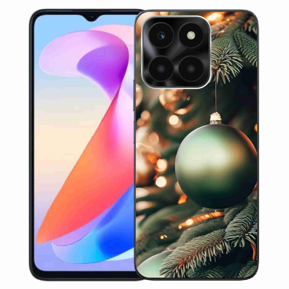 Gelový kryt mmCase na Honor X6a - vánoční ozdoby 1