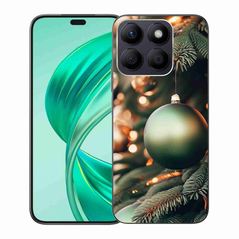 Gelový kryt mmCase na Honor X8b - vánoční ozdoby 1