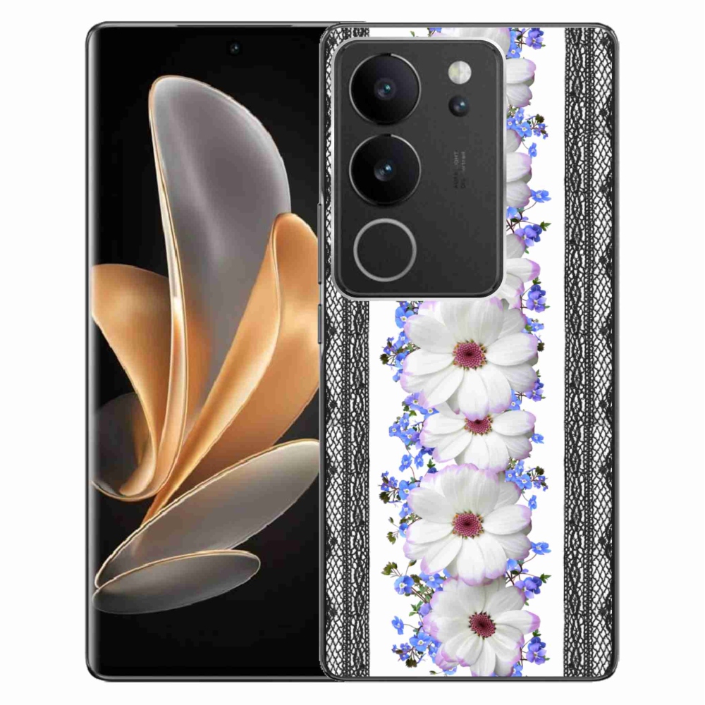 Gelový kryt mmCase na Vivo V29 5G - květiny 8