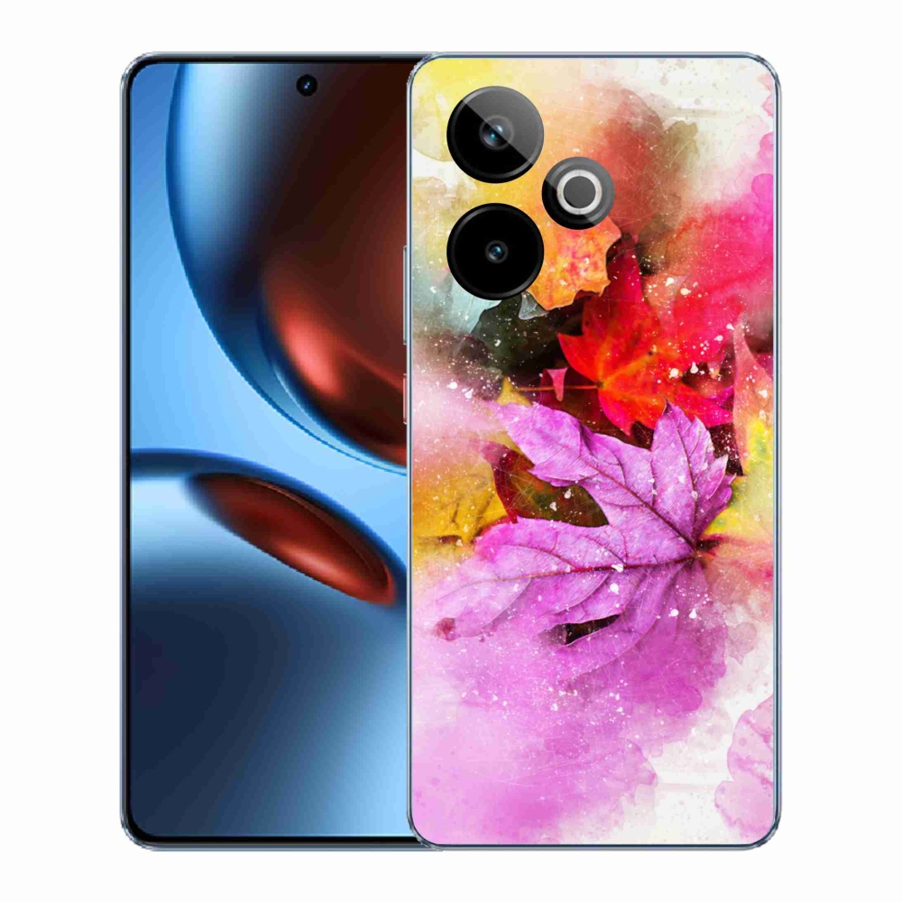 Gelový kryt mmCase na Realme GT 7 5G/GT 7T 5G - barevné listy