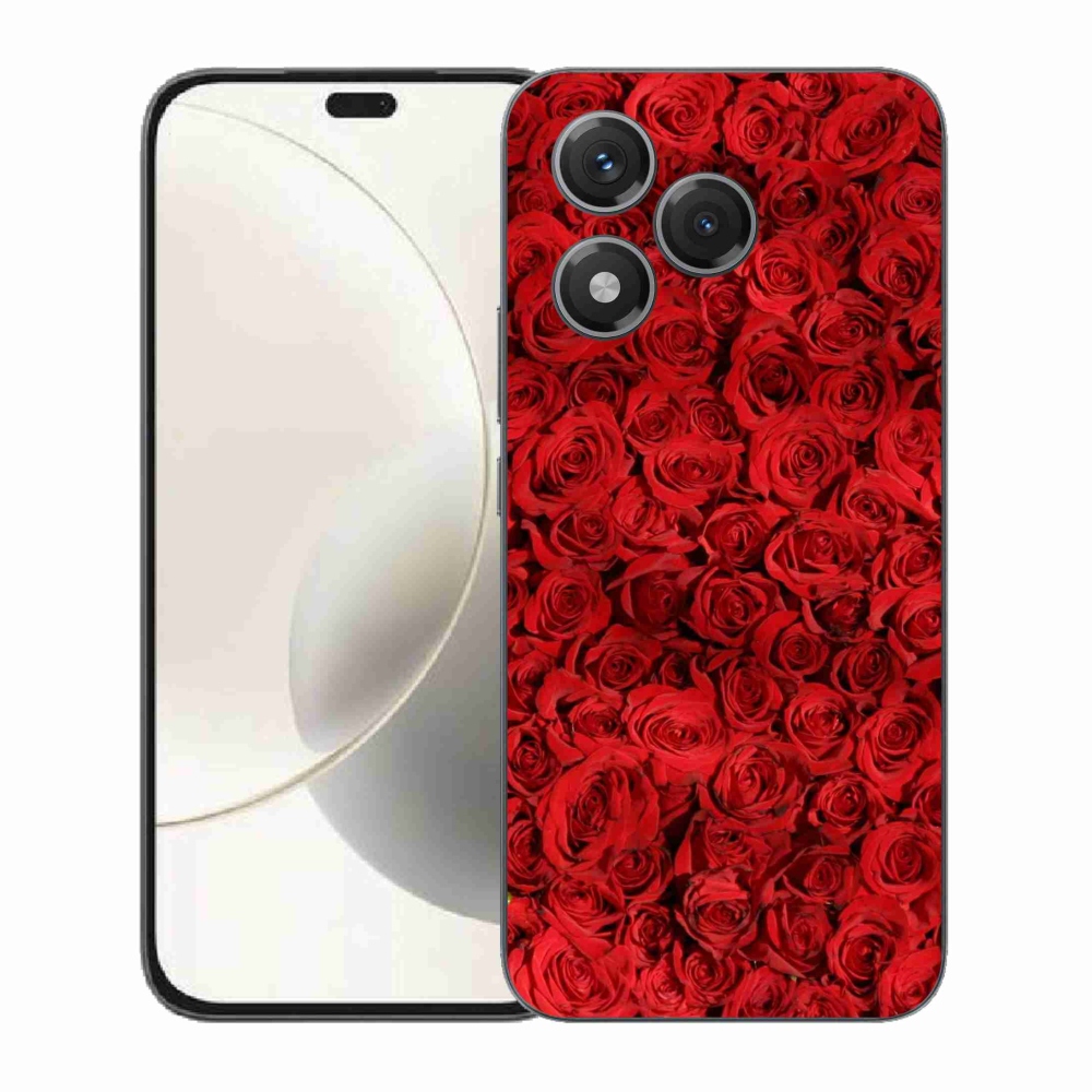Gelový kryt mmCase na Honor 400 Lite - růže