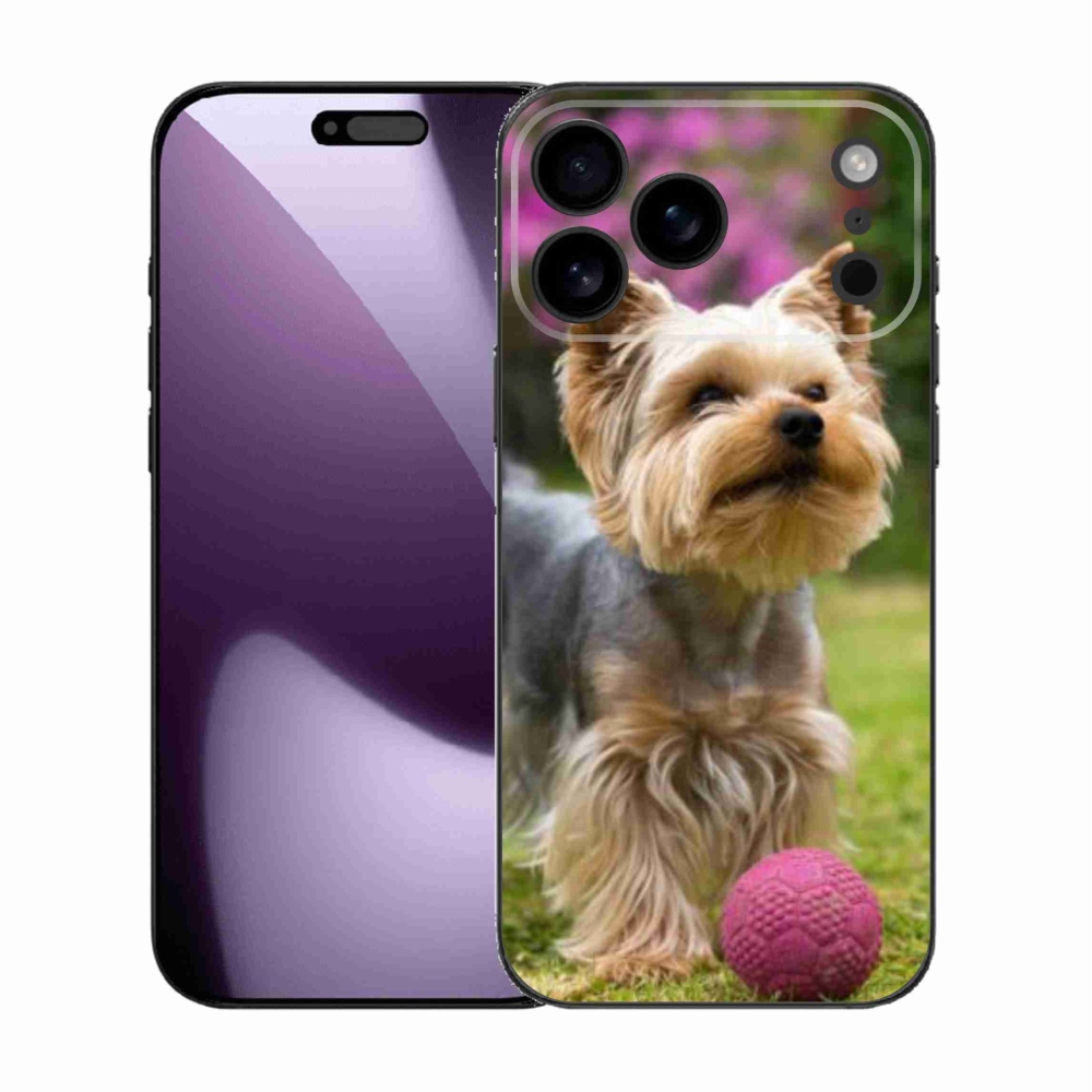 Gelový kryt mmCase na iPhone 17 Pro Max - jorkšír 4