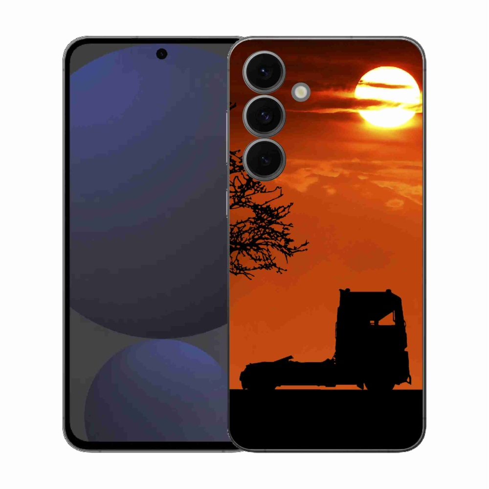 Gelový kryt mmCase na Samsung Galaxy S25 FE - kamion 3