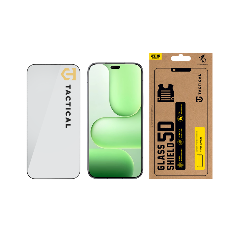 Tactical Glass Shield 5D sklo pro Honor 600 Lite Black