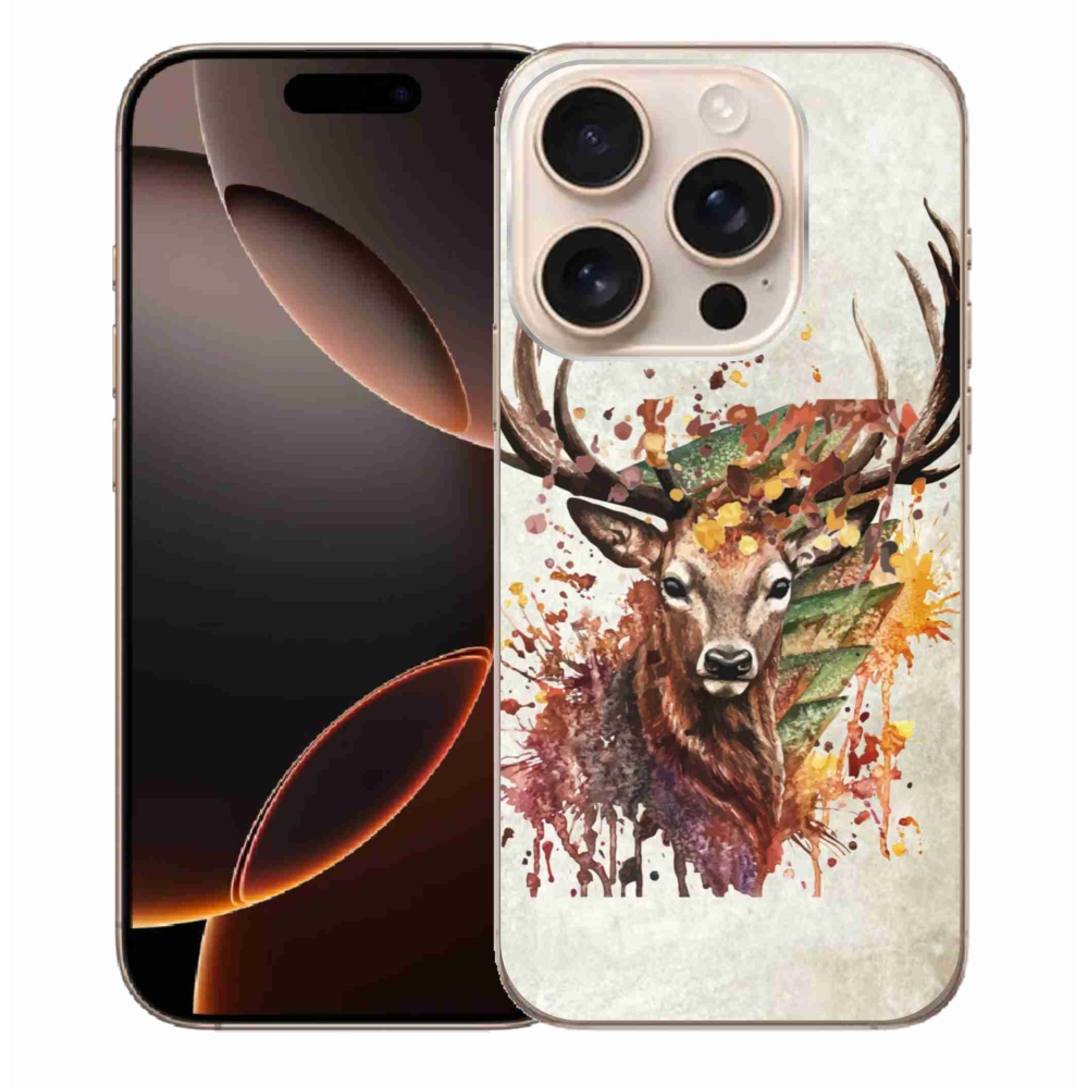 Gelový obal mmCase na iPhone 16 Pro Max - jelen 1