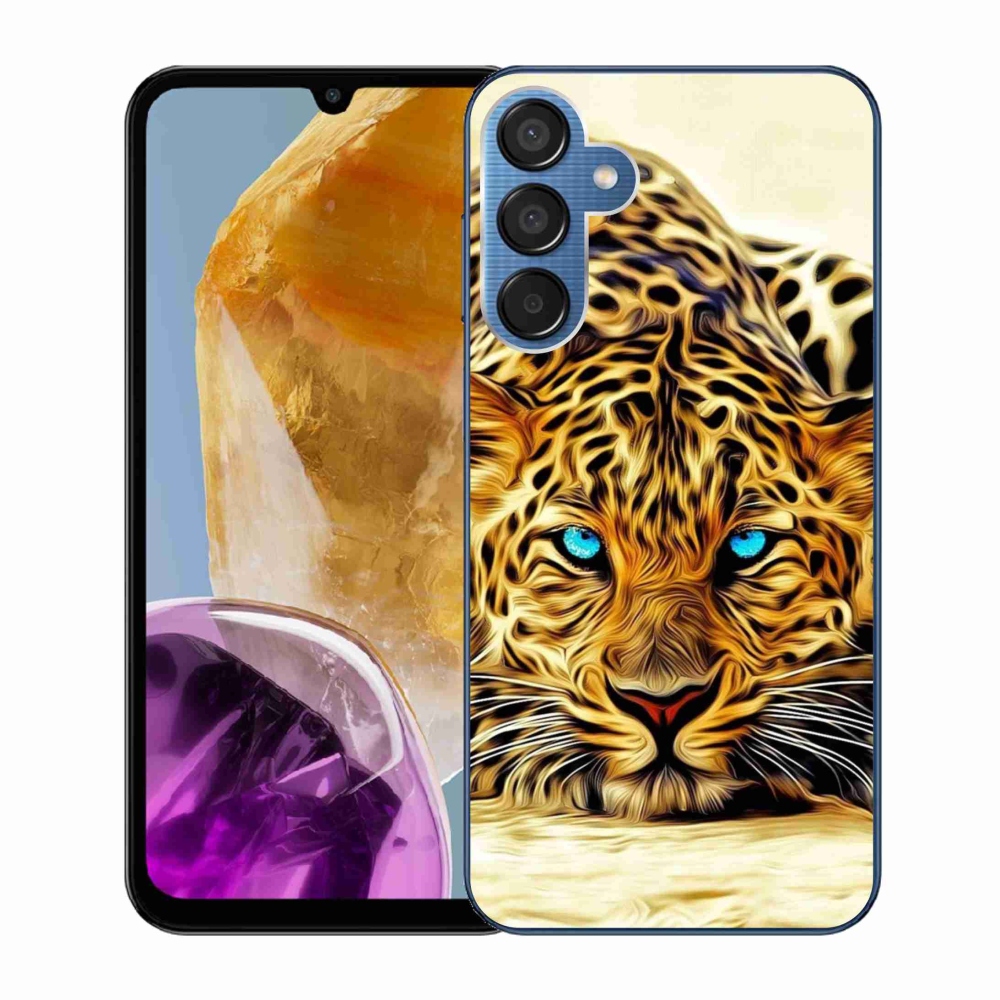 Gelový kryt mmCase na Samsung Galaxy M15 5G - kreslený tygr