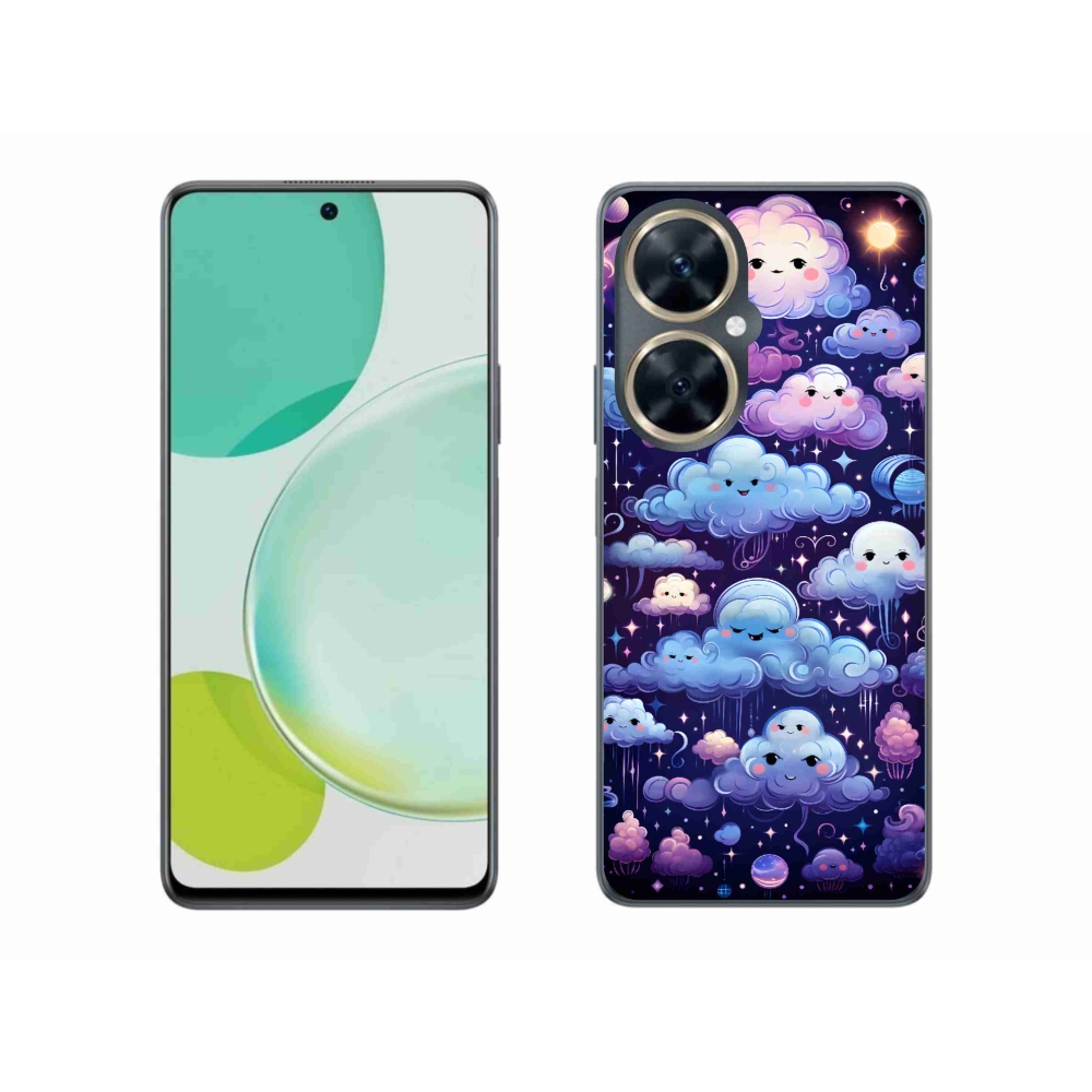 Gelový kryt mmCase na Huawei Nova 11i - mráčky