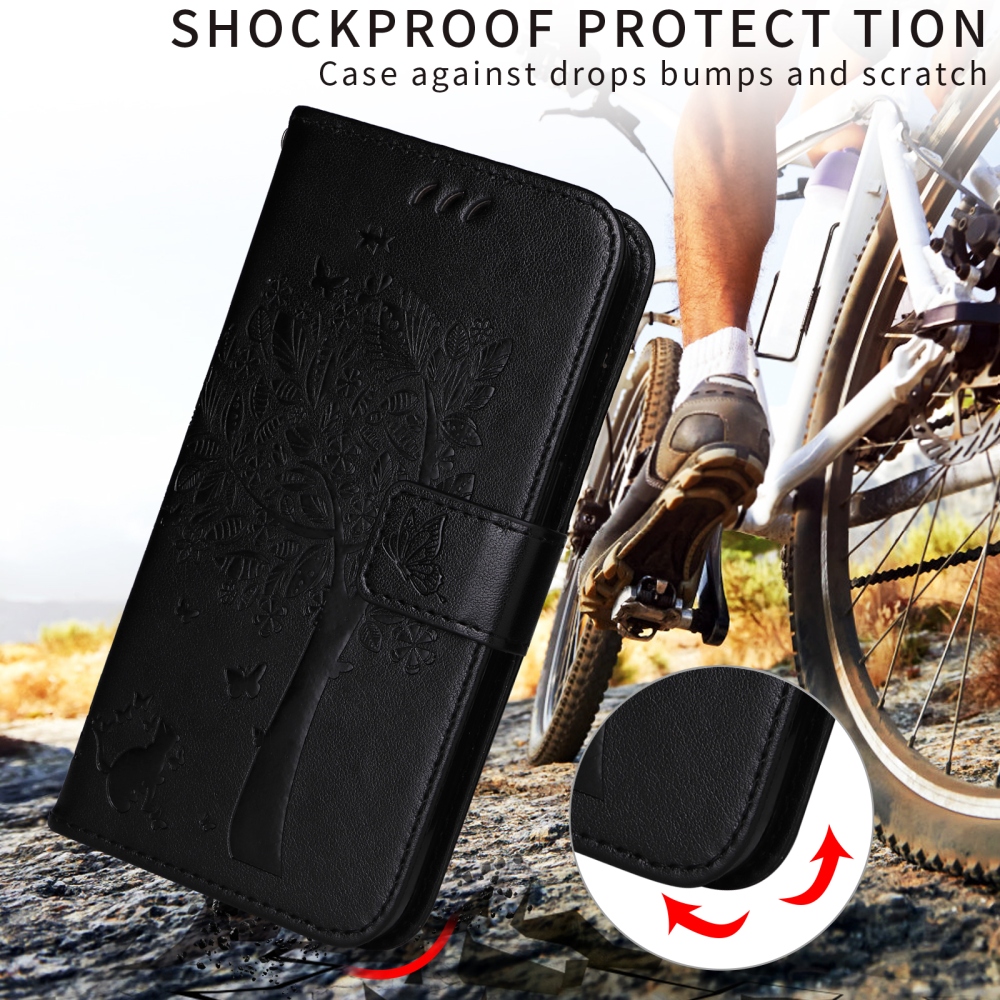 Trees knížkové pouzdro na Xiaomi Redmi 15 4G (171mm) - černé