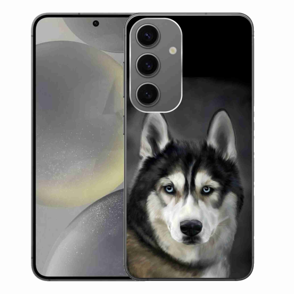 Gelový obal mmCase na Samsung Galaxy S24+ - husky
