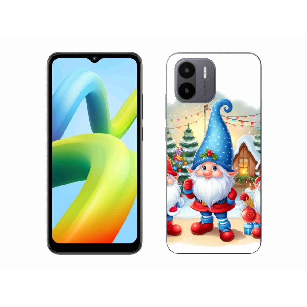 Gelový kryt mmCase na Xiaomi Redmi A1/Redmi A2 - vánoční skřítci