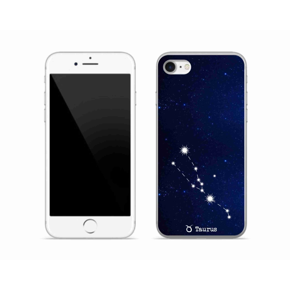 Gelový kryt mmCase na iPhone SE (2022) - souhvězdí Býka