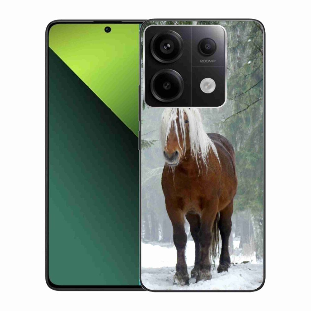 Gelový obal mmCase na Xiaomi Redmi Note 13 Pro 5G/Poco X6 5G - kůň v lese