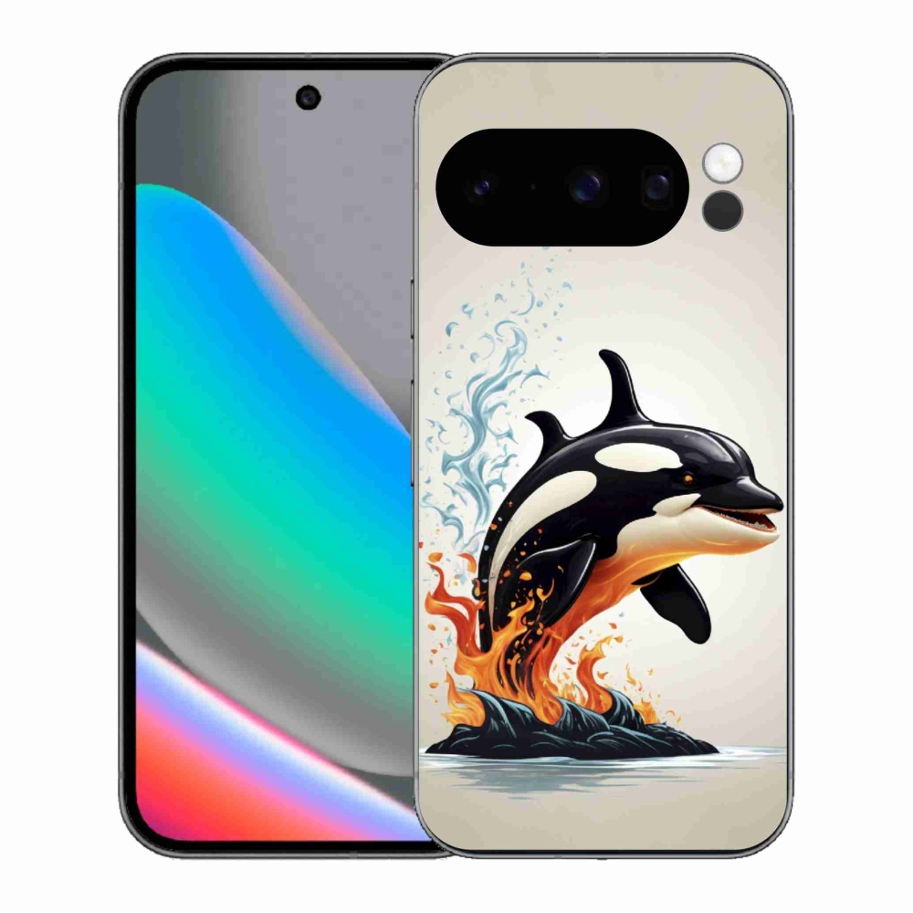 Gelový kryt mmCase na Google Pixel 10 Pro - kosatka