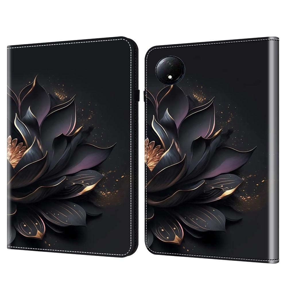 Patts zavírací pouzdro na tablet Xiaomi Redmi Pad SE 8.7 - černý květ