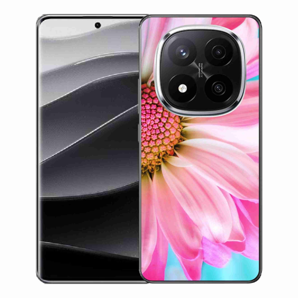 Gelový kryt mmCase na Xiaomi Redmi Note 14 Pro+ 5G - růžová květina