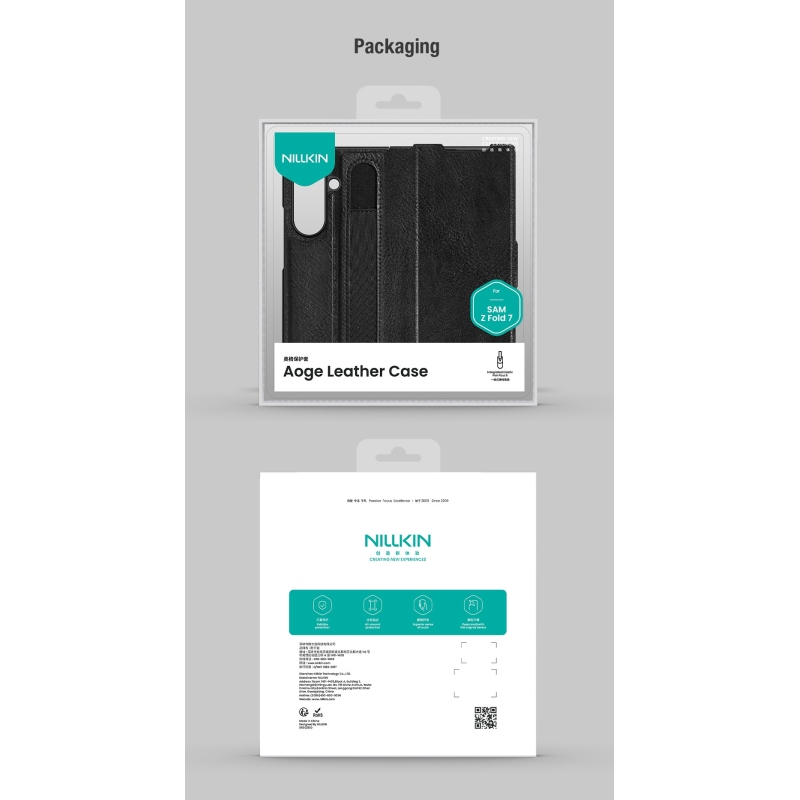 Nillkin Aoge Pouzdro pro Samsung Galaxy Z Fold 7 Black