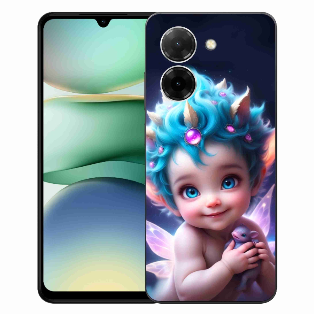 Gelový kryt mmCase na Xiaomi Redmi A5 (171.7x77.8x8.3mm) - dítě s motýlími křídly