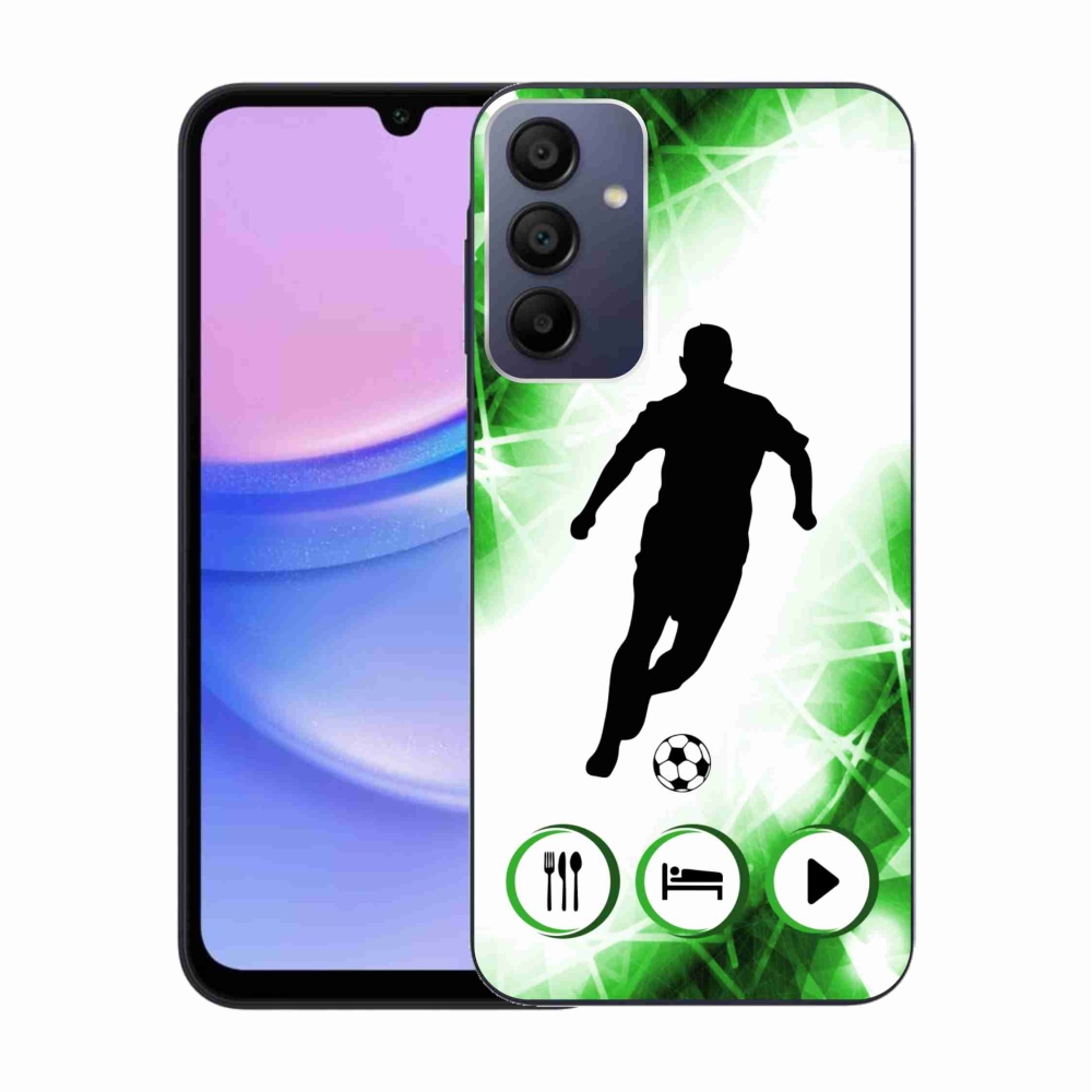 Gelový kryt mmCase na Samsung Galaxy A15 4G/5G - fotbalista