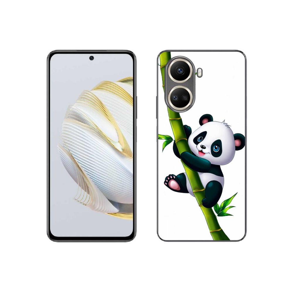Gelový kryt mmCase na Huawei Nova 10 SE - panda na bambusu