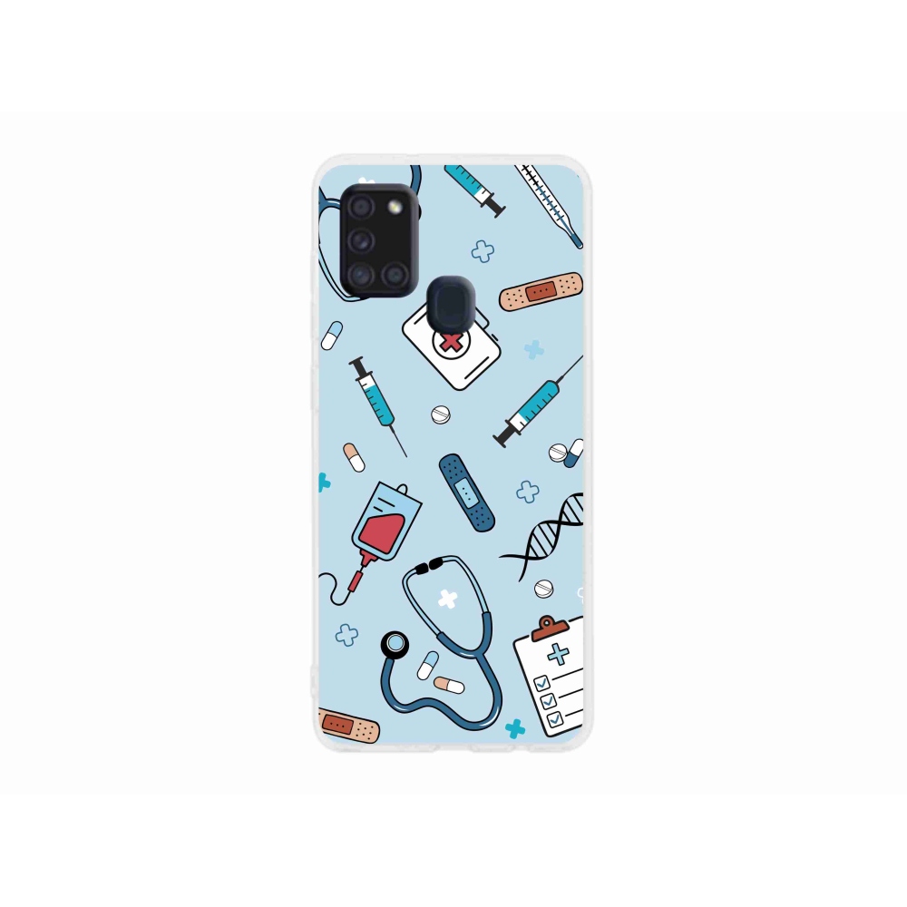 Gelový kryt mmCase na Samsung Galaxy A21s - zdravotnictví 1