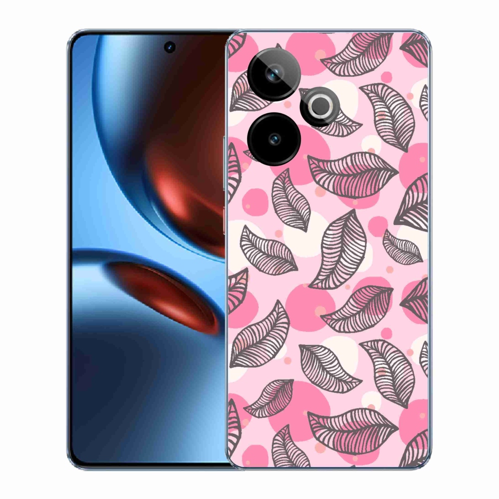 Gelový kryt mmCase na Realme GT 7 5G/GT 7T 5G - kreslené padající listy