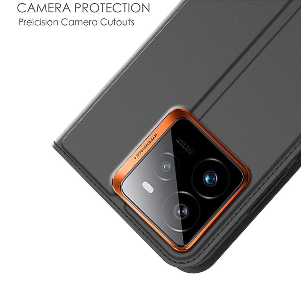 DUX knížkové pouzdro na Realme GT 7 Pro 5G - černé