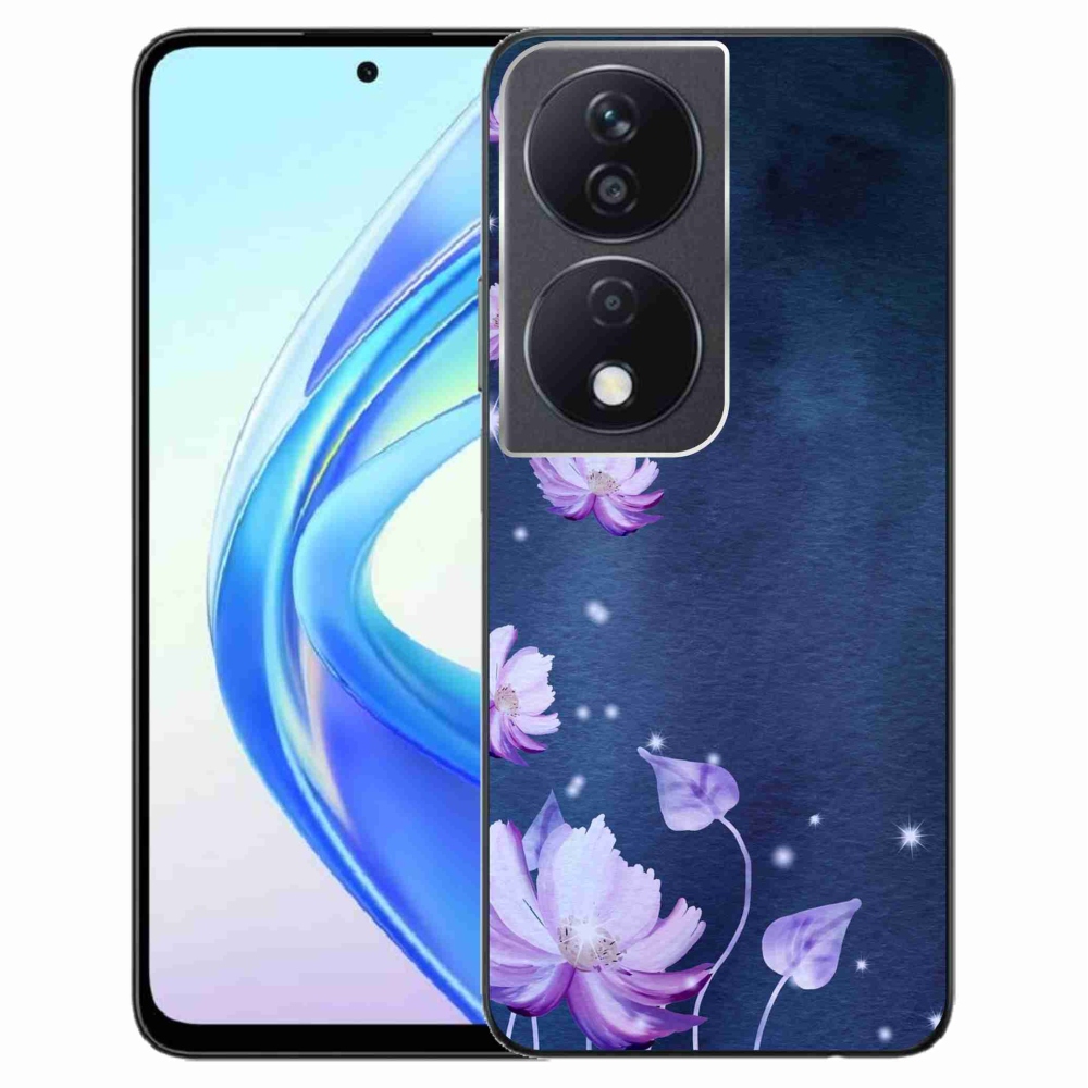 Gelový obal mmCase na Honor X7b/Honor 90 Smart - padající květy