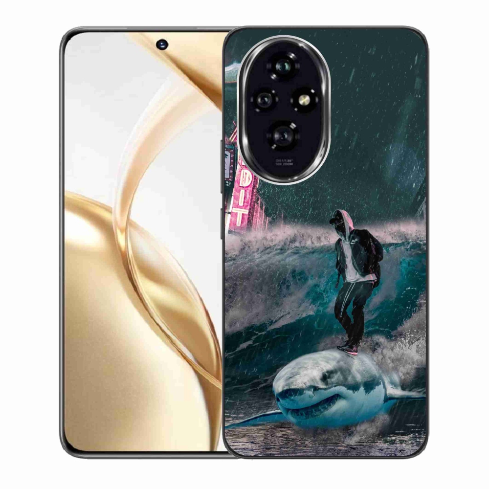 Gelový kryt mmCase na Honor 200 5G - žralok