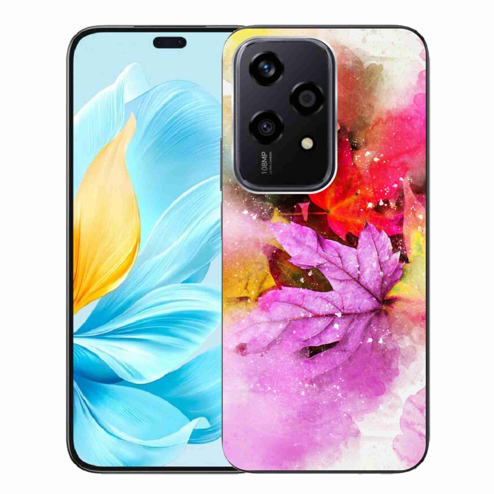 Gelový kryt mmCase na Honor 200 Lite 5G - barevné listy