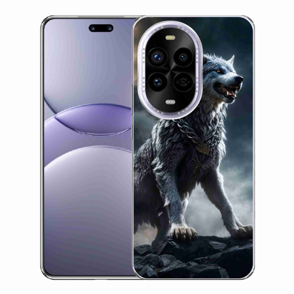 Gelový kryt mmCase na Huawei Nova 13 Pro 5G - vlk 1