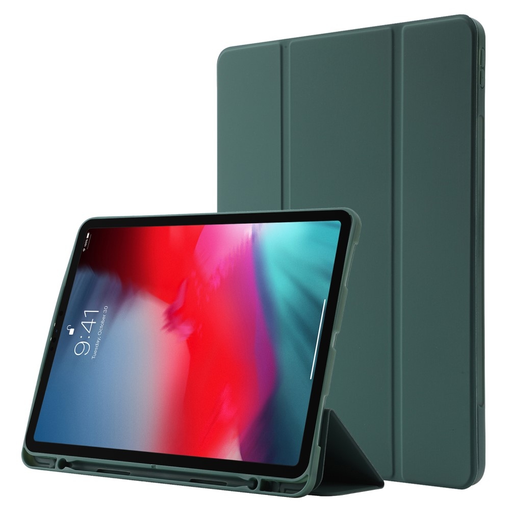 Chytré polohovatelné pouzdro na iPad Pro 11 (2020/21/22) - tmavězelené