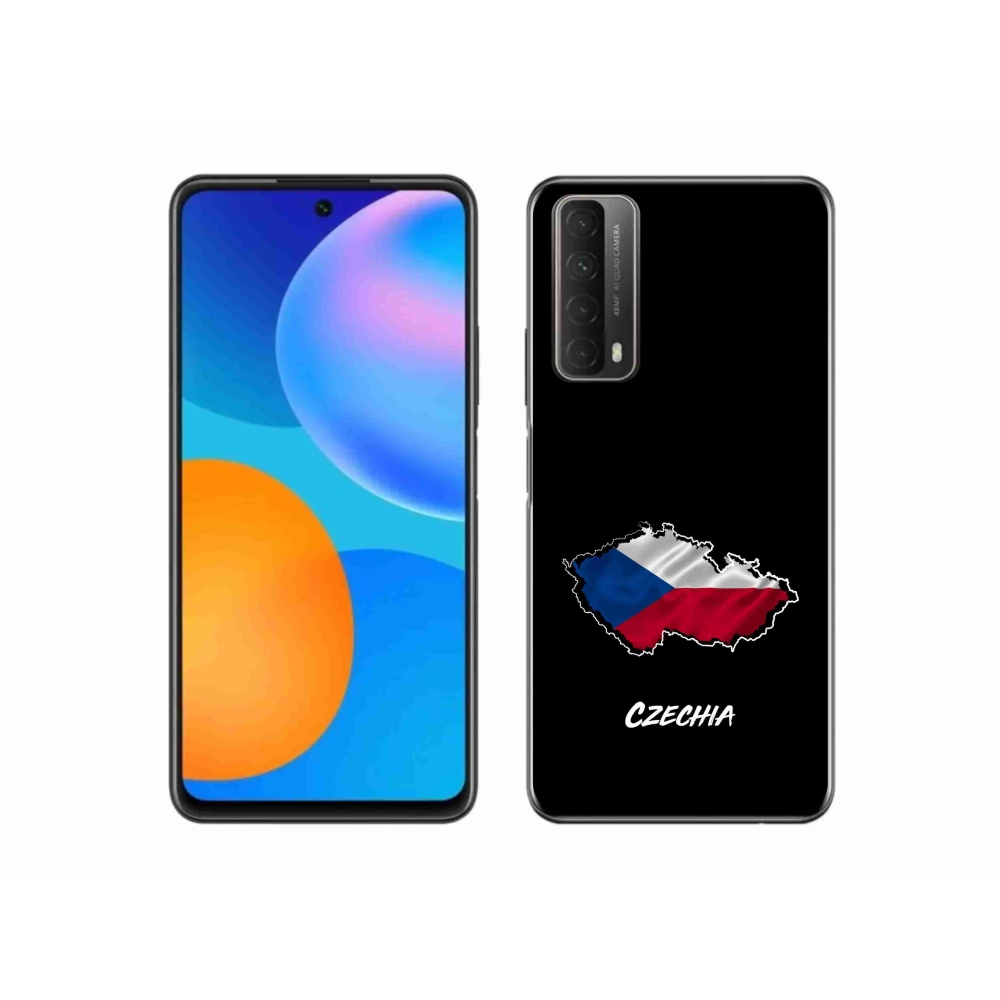 Gelový kryt mmCase na Huawei P Smart (2021) - Czechia černé pozadí