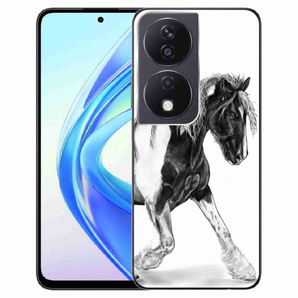 Gelový kryt mmCase na Honor X7b/Honor 90 Smart - kůň
