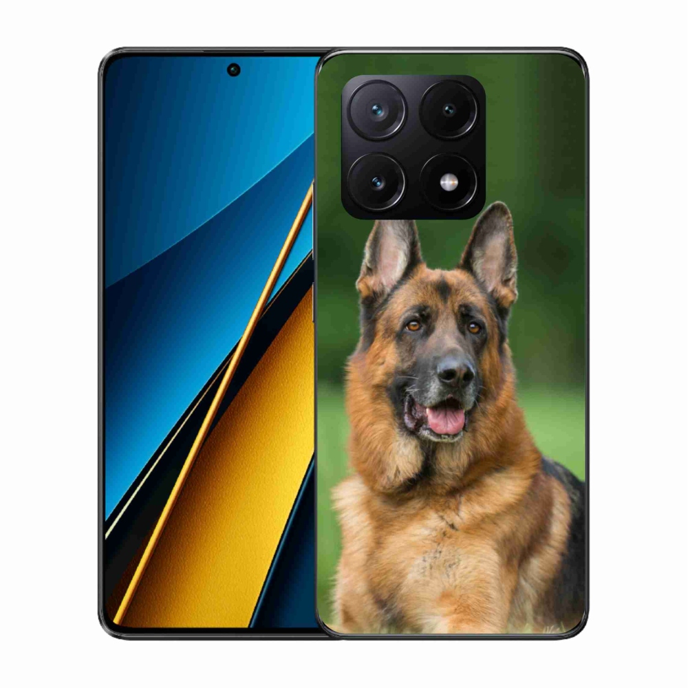 Gelový kryt mmCase na Xiaomi Poco X6 Pro 5G - německý ovčák
