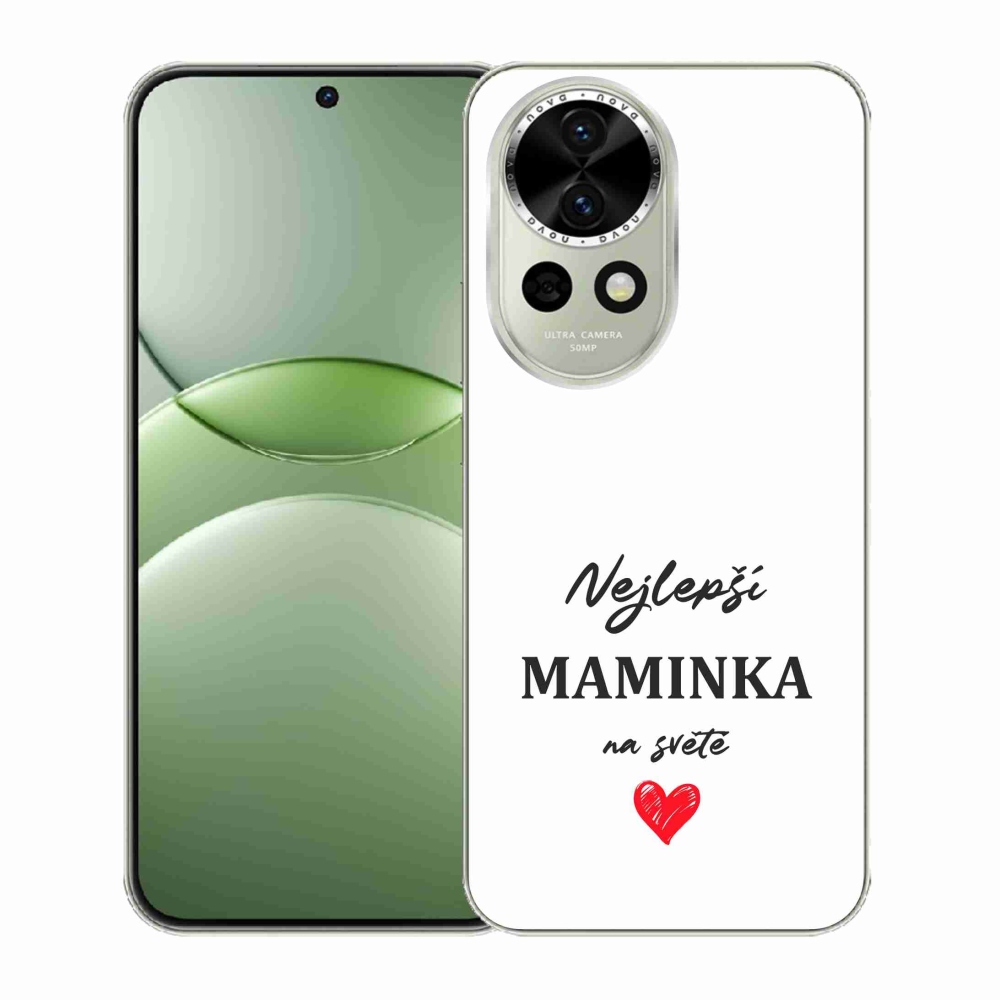 Gelový kryt mmCase na Huawei Nova 13 5G - nejlepší maminka 1 bílé pozadí