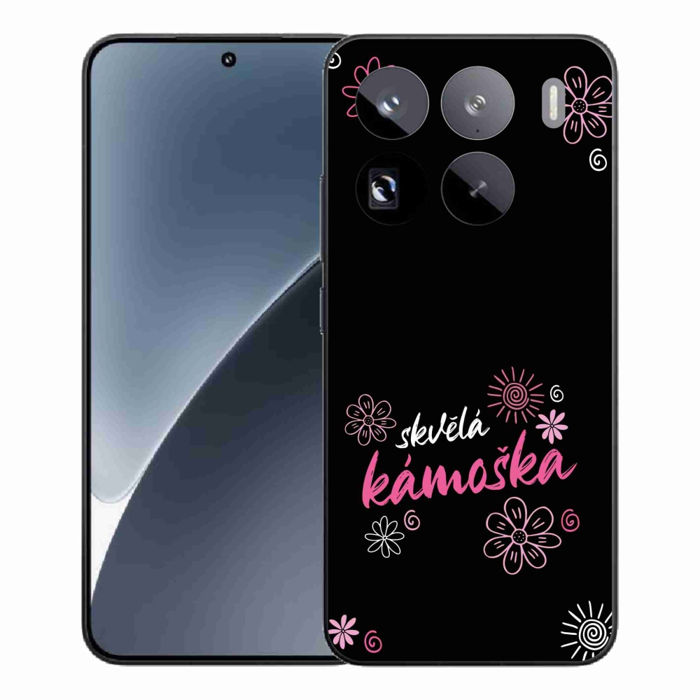 Gelový kryt mmCase na Xiaomi 15 Pro - skvělá kámoška černé pozadí