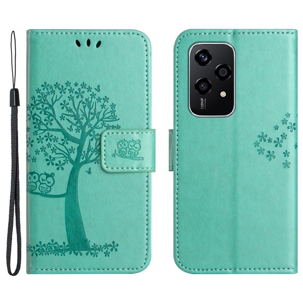 Tree knížkové pouzdro na Honor 200 Lite 5G - modrozelené